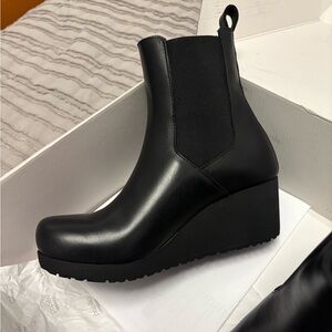 Birkenstock Black Wedge Boots